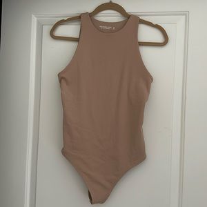 Nude Open Back Bodysuit